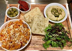 Italian Platter at Joro Vegan Eatery in Birkenhead