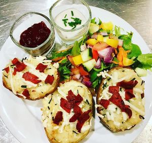 Potato Skins at Joro Vegan Eatery in Birkenhead