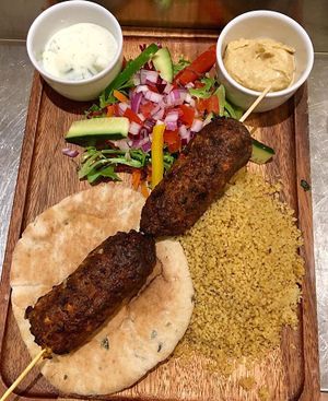 Koftas & Cous Cous at Joro Vegan Eatery in Birkenhead