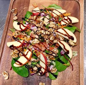 Apple & Walnut Salad at Joro Vegan Eatery in Birkenhead