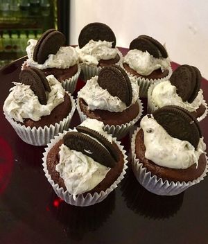 Oreo Cupcakes at Joro Vegan Eatery in Birkenhead