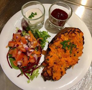 Sweet Potato Skins at Joro Vegan Eatery in Birkenhead