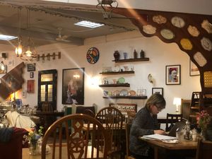 Quirky all day breakfast...  at Canvas & Cream in South East London