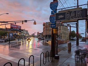 Outside at Imbibe Bar in Indianapolis
