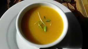 Creme de abóbora  at Bio Thomar in Tomar