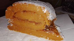 Vegan spelt carrot cake! 
0% added sugar! at Bio Thomar in Tomar