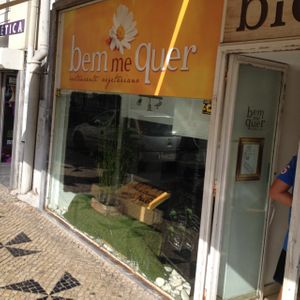Outside  at Bem-Me-Quer in Lisbon