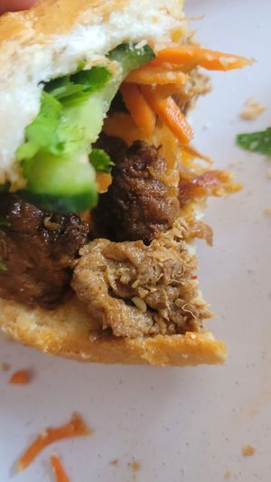 Vegan Rendang Banh Mi at Le Vietnam Cafe in Perth