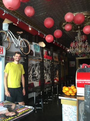 Inside cafe at Le Vietnam Cafe in Perth