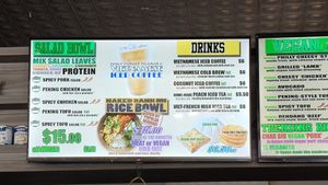 Several drinks were naturally vegan at Le Vietnam Cafe in Perth