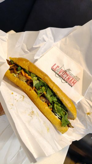 Char siu vegan pork banh mi at Le Vietnam Cafe in Perth
