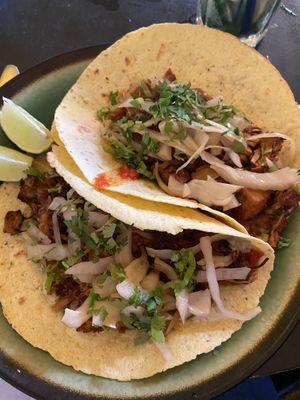 Vegan “pulled pork” tacos  at Mosquito Coast in Ghent