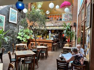 Eclectic interior   at Mosquito Coast in Ghent