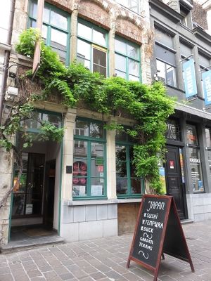 front of Amatsu, Ghent at Amatsu in Ghent