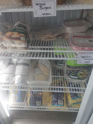 Vegan frozen food - lasagne, dim sims, gyozas at Simply Gluten Free in Mentone