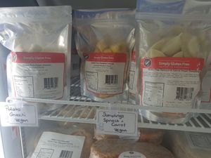 GF vegan gnocchi & dumplings at Simply Gluten Free in Mentone