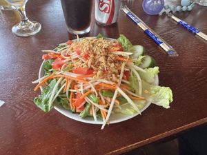 Papaya salad  at Nooddi Thai Chef in Media