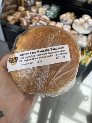 Pancake sandwiche  at Batter & Crumbs in Philadelphia