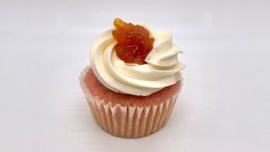 Raspberry Sunshine Cupcake at Batter & Crumbs in Philadelphia
