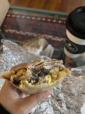 The breakfast burrito  at Batter & Crumbs in Philadelphia