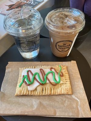 nutella latte and apple cider pop tart at Batter & Crumbs in Philadelphia