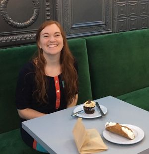 Peanut butter cupcake and chocolate chip cannoli at Batter & Crumbs in Philadelphia