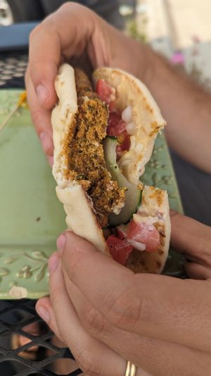 felafel pita at Way Cup Cafe in Holland