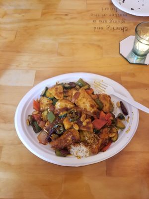 Classic Chinese kung pao. at The Red Dot Kitchen in Wurtsboro