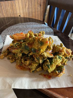 The massive pakora portion  at The Red Dot Kitchen in Wurtsboro
