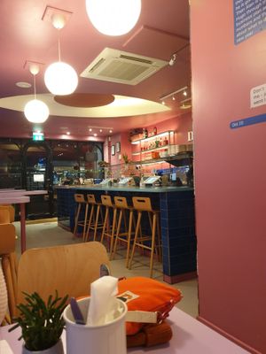 restaurant at DoppleGanger in Cambridge