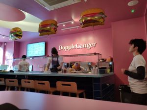 Counter at DoppleGanger in Cambridge