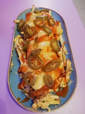 Jack fries made hot! at DoppleGanger in Cambridge