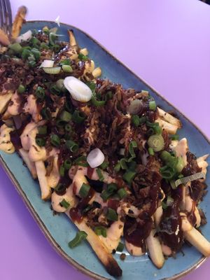 Loaded Fries at DoppleGanger in Cambridge