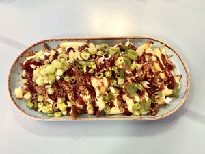 Vegan duck fries   at DoppleGanger in Cambridge