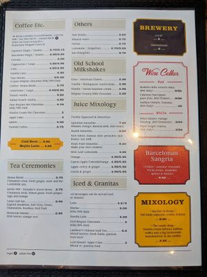 Menu at  Cafe Landwer in Vaughan