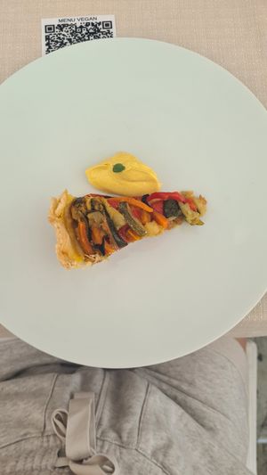 Veg pie at Zenit Spa Hotel in Giulianova