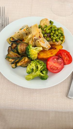 Example of buffet at Zenit Spa Hotel in Giulianova