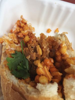 Vegan Sriracha Brat at Old Abe & Co. in Rochester