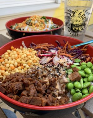 Korean BBQ Bulgogi Bowl at Old Abe & Co. in Rochester