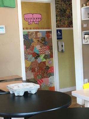 Accessible and gender neutral bathrooms  at Old Abe & Co. in Rochester