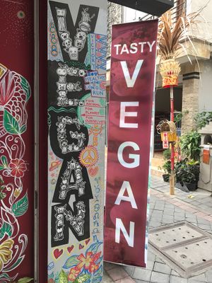 Front of shop!  at Vegan Bali in Kuta