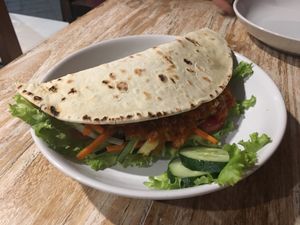 Tortilla at Vegan Bali in Kuta