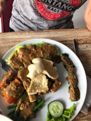 was good, would recommend the noodles  at Vegan Bali in Kuta