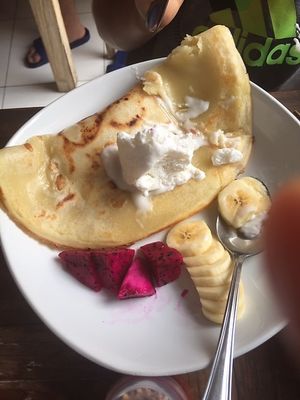 crepes at Vegan Bali in Kuta