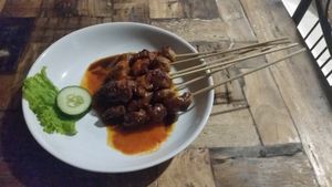 Skewers at Vegan Bali in Kuta