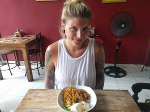 Mei goreng! at Vegan Bali in Kuta