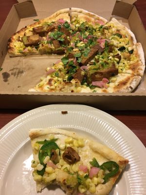 Place was busy so it took awhile - I got my pizza to go so I could relax in my hotel room. It was amazing!  at Hearth Artisan Pizza in Anchorage