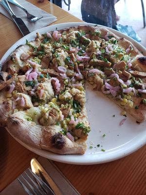 Pizza at Hearth Artisan Pizza in Anchorage