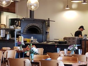 Pizza oven at Hearth Artisan Pizza in Anchorage