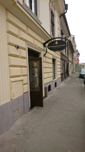 outside  at The Sandwich Factory in Timisoara